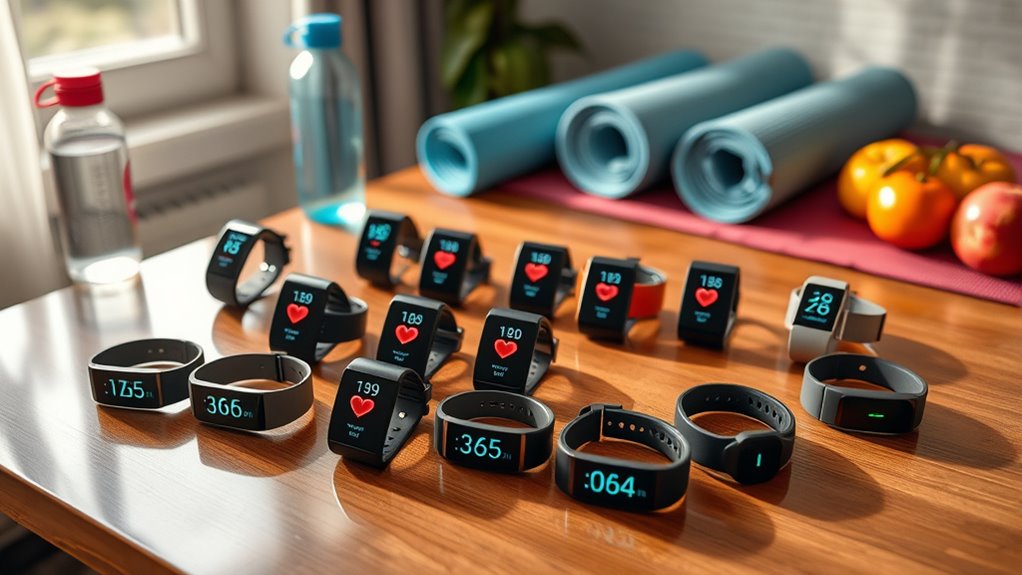 heart rate fitness trackers