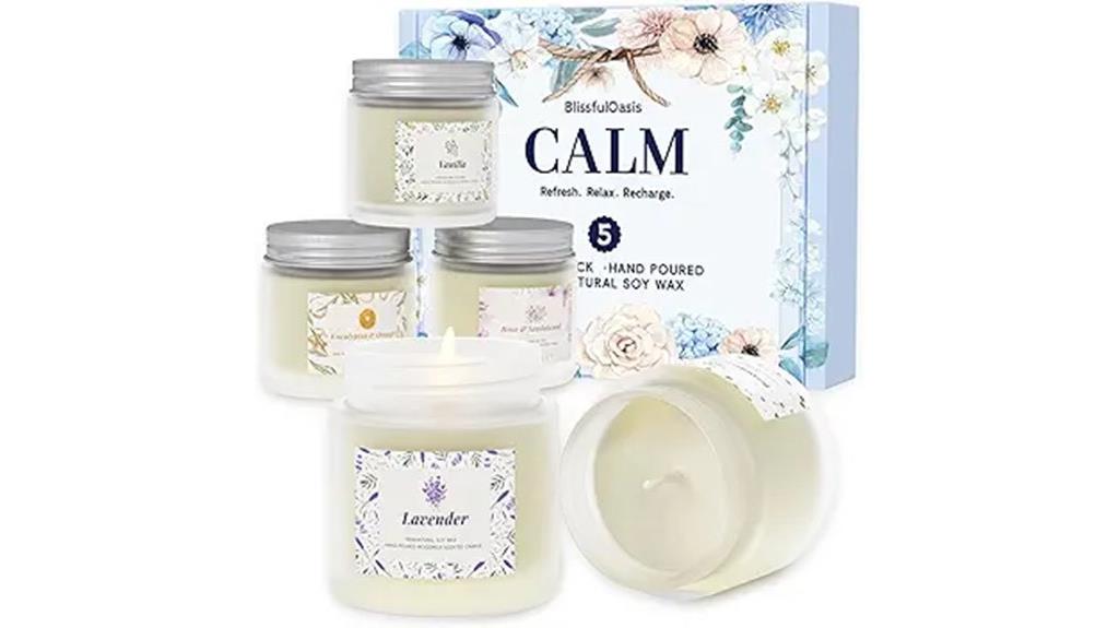 home scented candle set