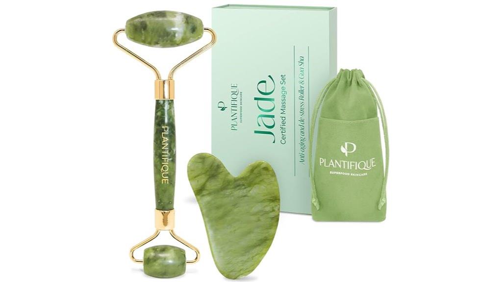 jade roller and gua sha