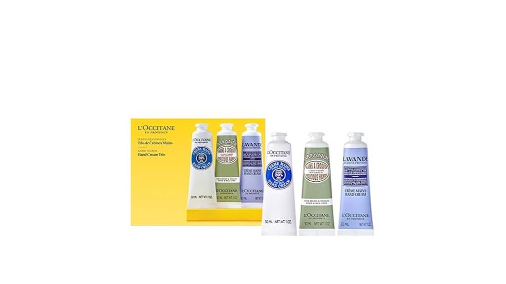 l occitane moisturizing hand creams