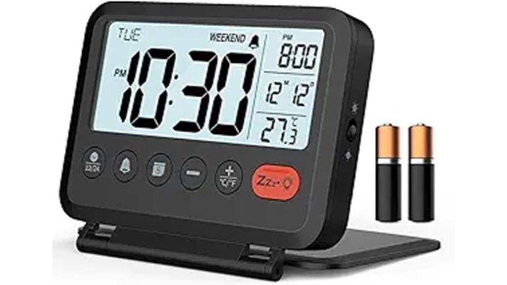 lcd display alarm clock