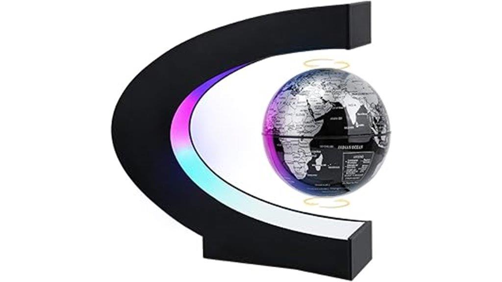levitating globe with led