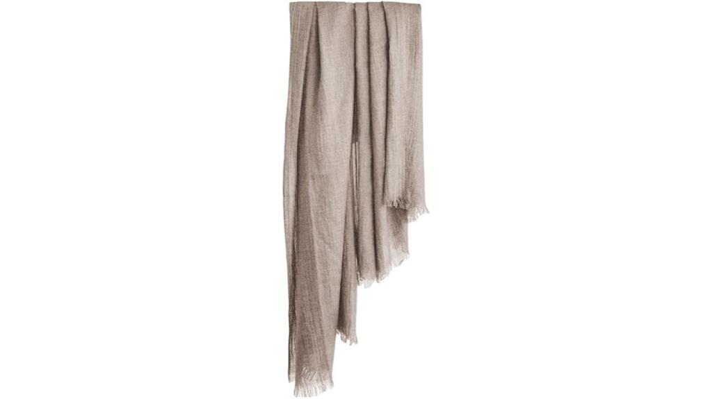 lightweight linen shawl wrap