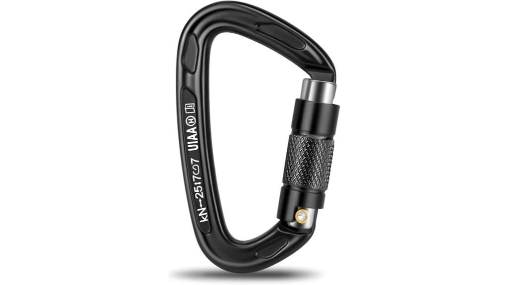 locking climbing carabiner clips