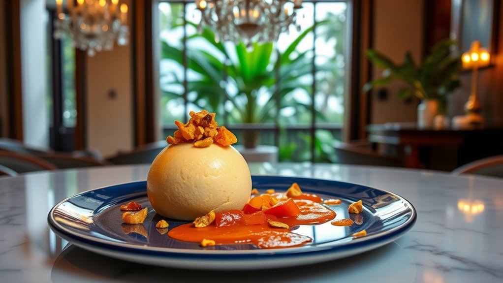 luxurious dessert ingredient selection