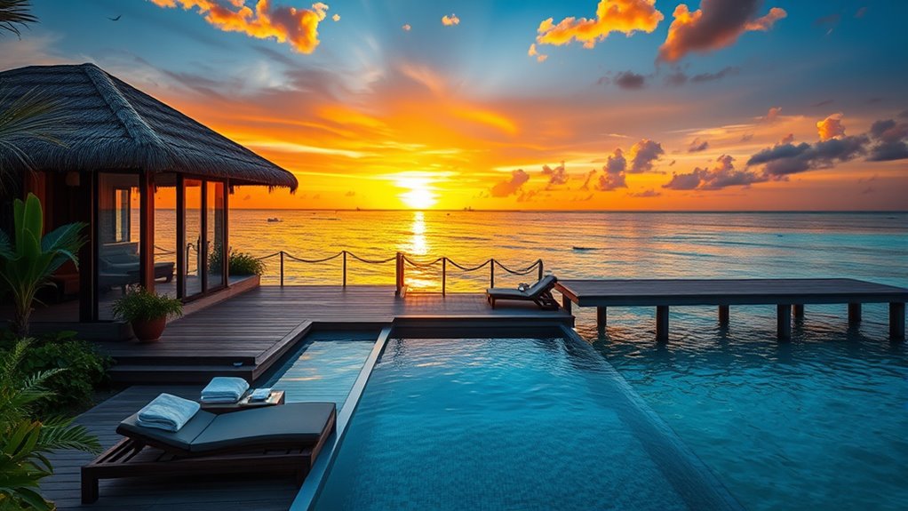 luxurious lagoon spa retreat