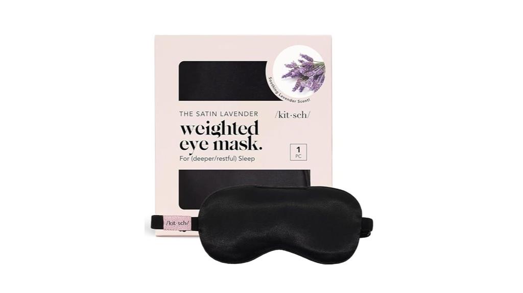 luxurious silk sleep mask