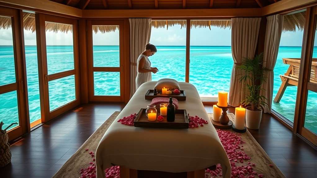 luxurious spa services offered