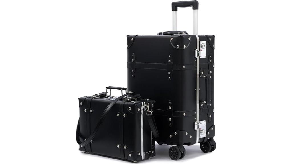 luxurious vintage luggage set