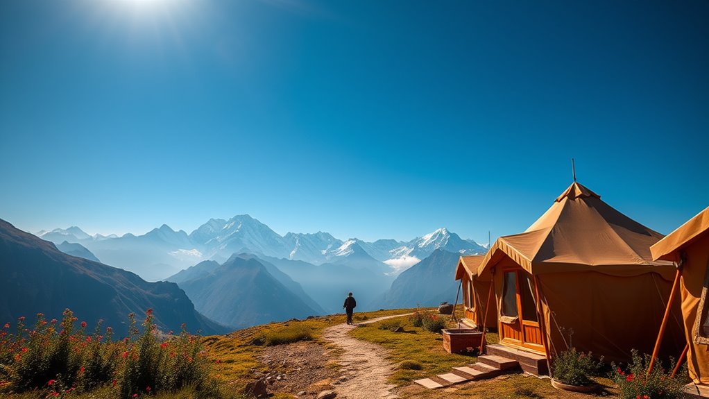 luxury camping in himalayas