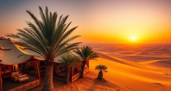 luxury desert tent accommodations