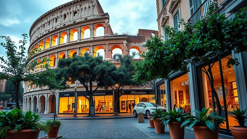 luxury living in rome
