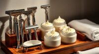 luxury razors and creams