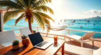luxury remote work lifestyle