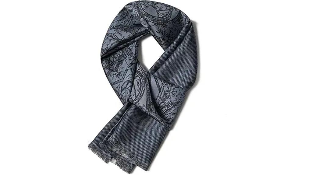 luxury silk twill scarf