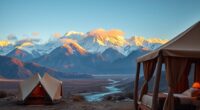 luxury tent trekking adventure