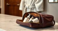 luxury toiletry bags selection