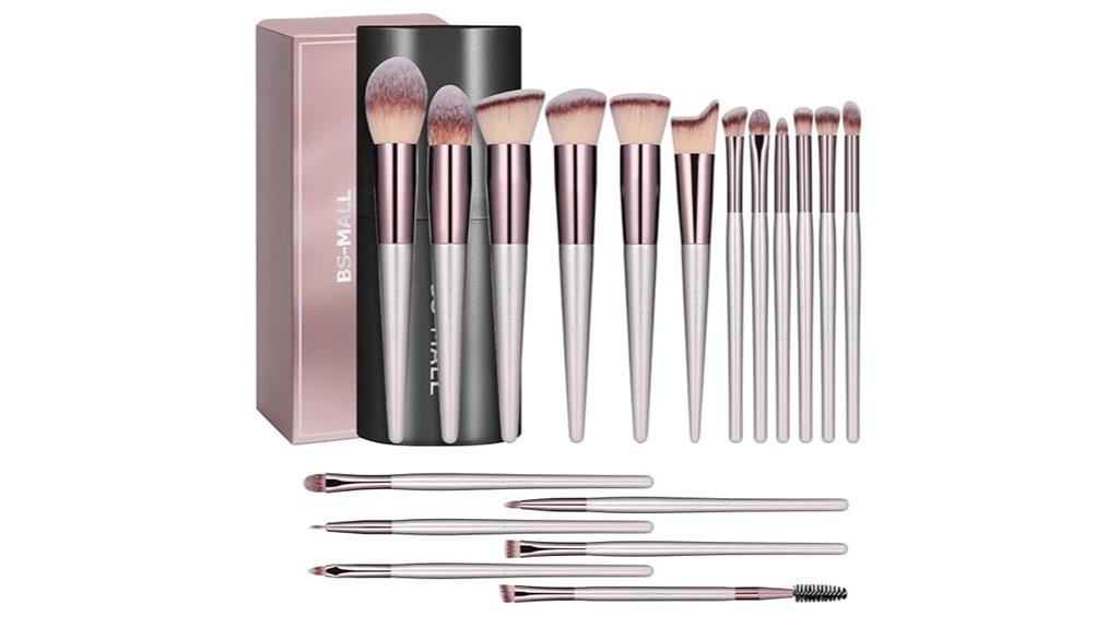 makeup brush set included