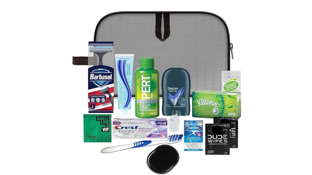 men s travel essentials set