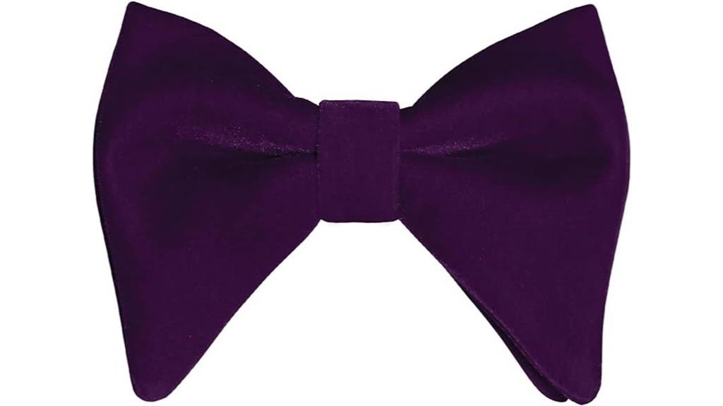 men s velvet bow tie set