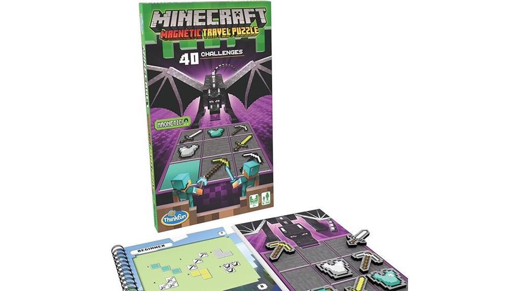minecraft themed travel puzzle