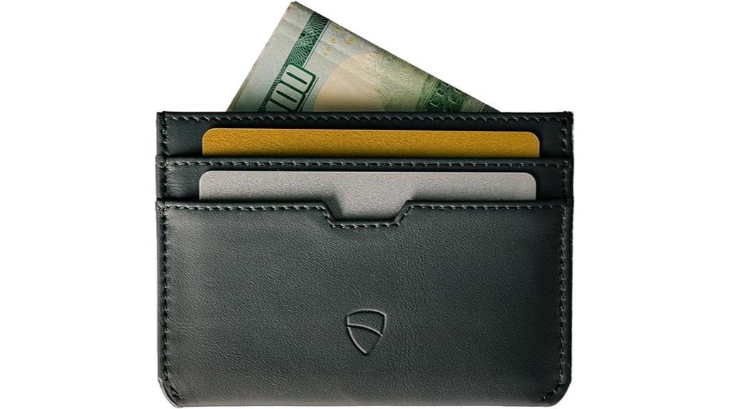 minimalist leather card holder