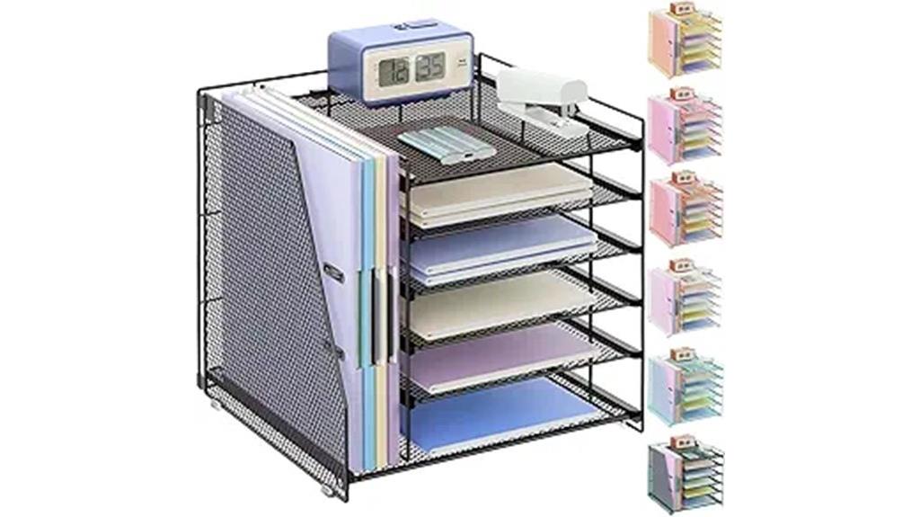 multi tiered paper organizer