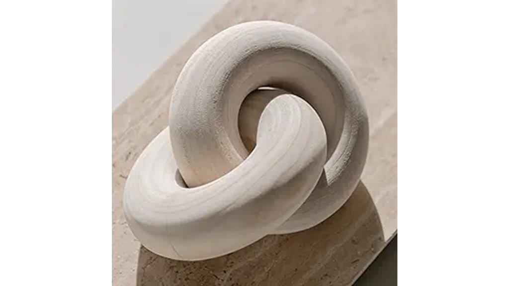 natural wood coffee sculpture