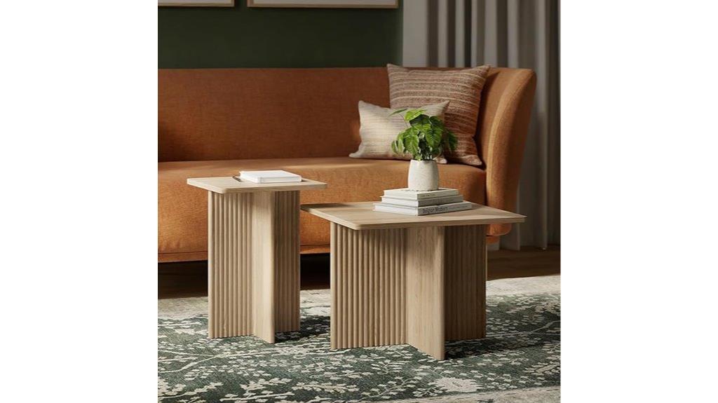 nesting coffee table set