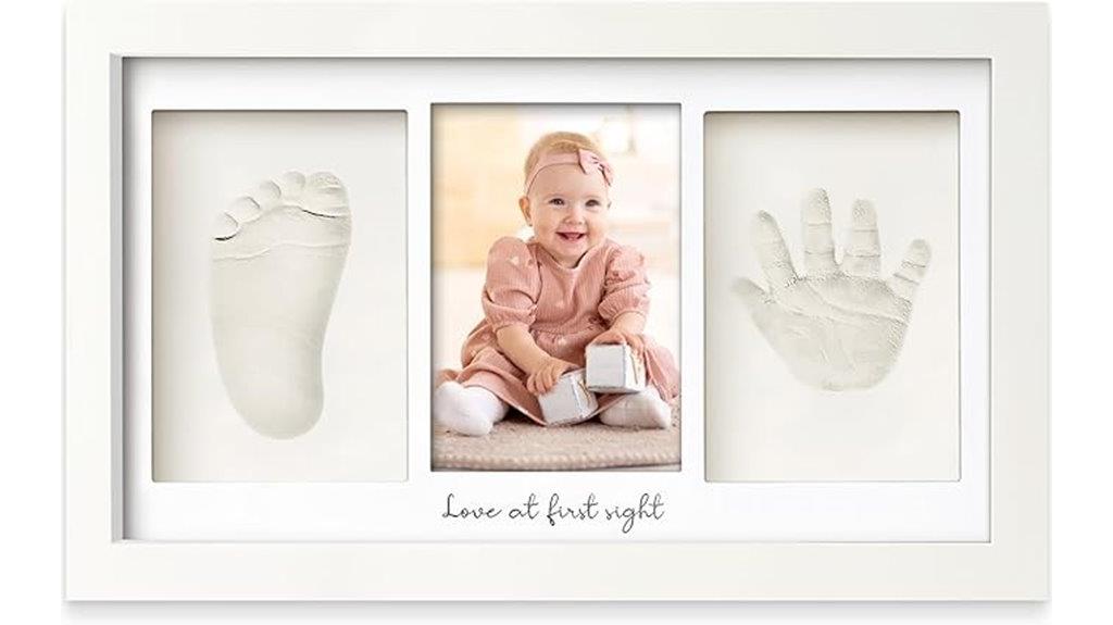 newborn keepsake footprint frame