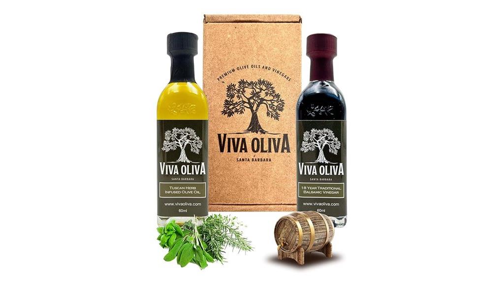 olive oil and vinegar