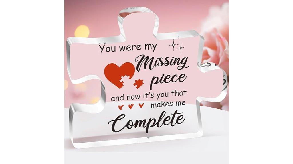 personalized acrylic puzzle gift