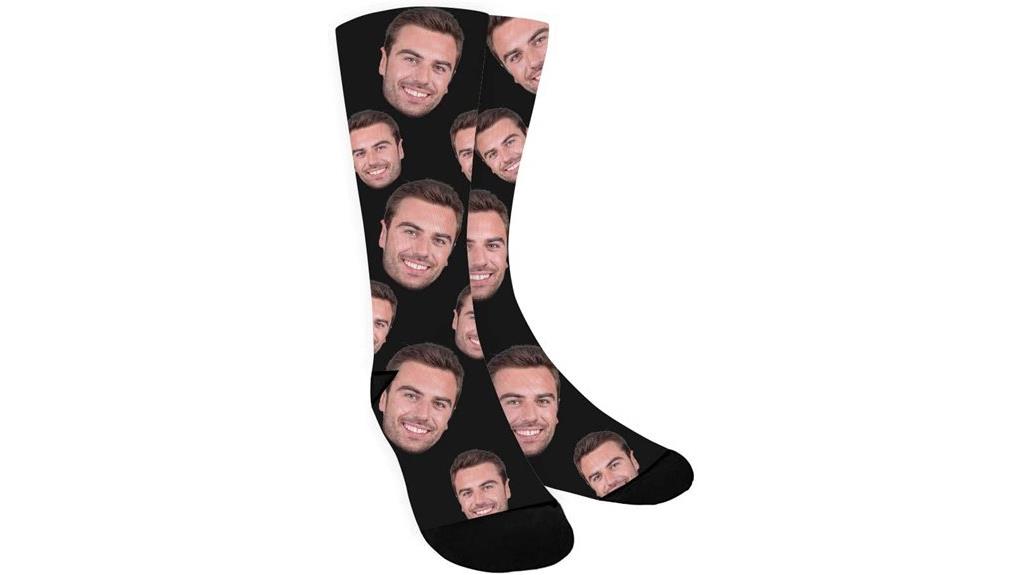 personalized photo socks design