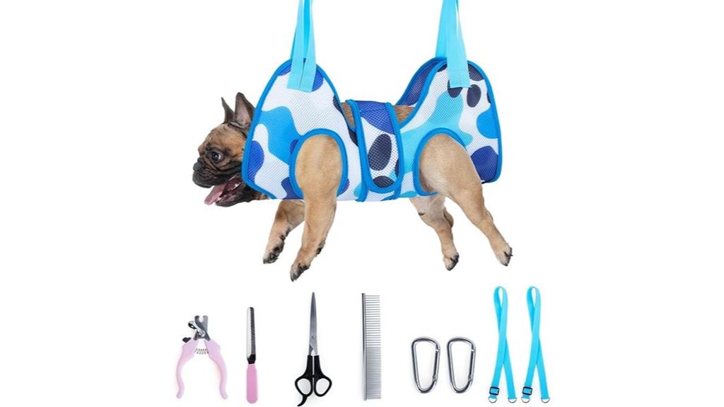 pet grooming support harness