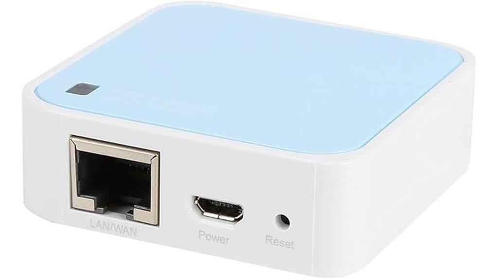 portable wireless travel router