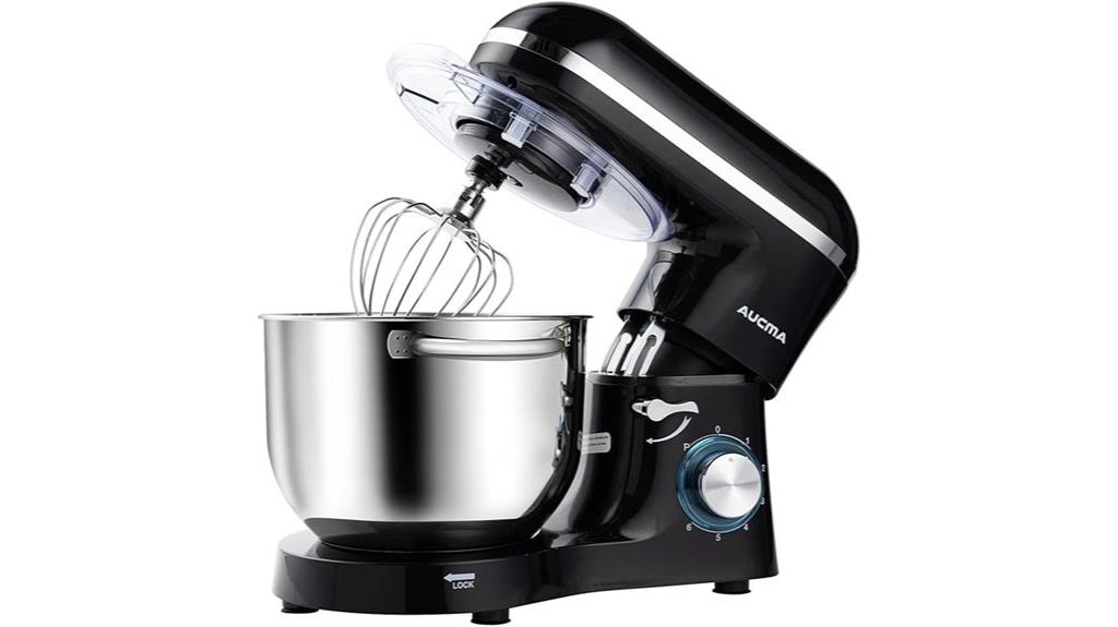 powerful black stand mixer