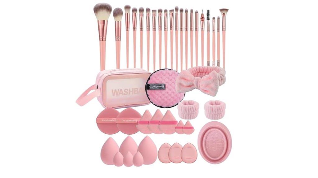premium 42 piece makeup brushes