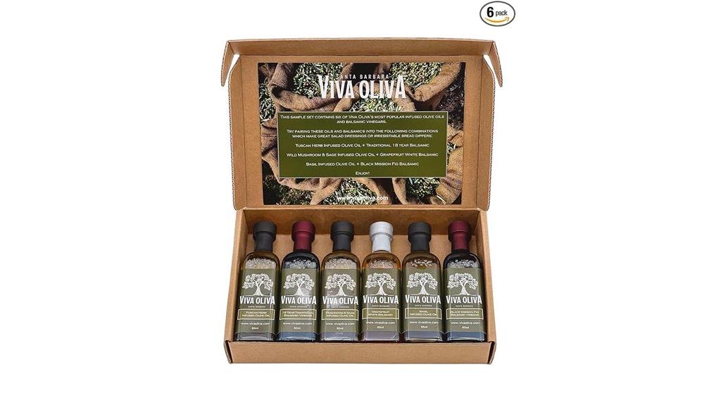 premium flavored oils set