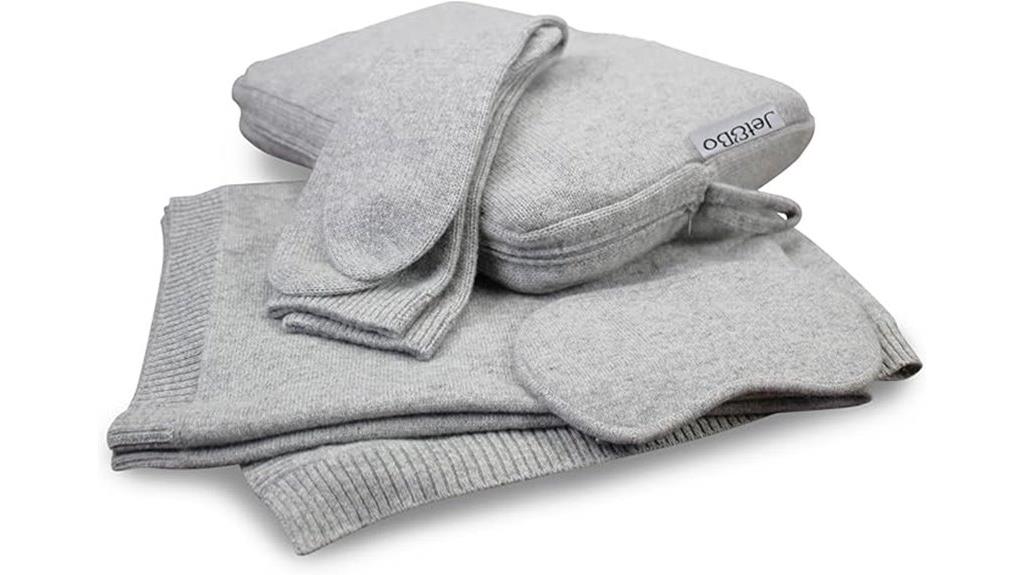 pure cashmere travel set