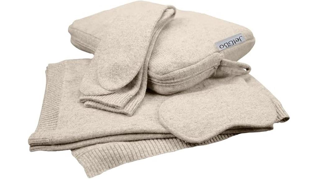 pure cashmere travel set