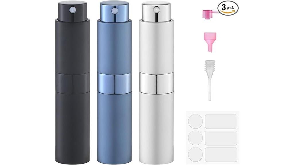 refillable travel perfume bottle