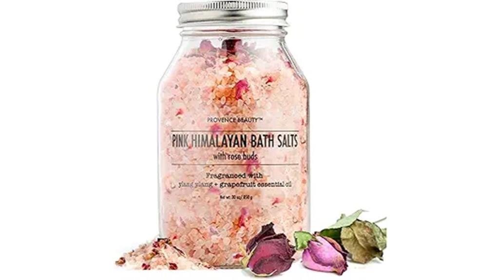 relaxing rose petal bath