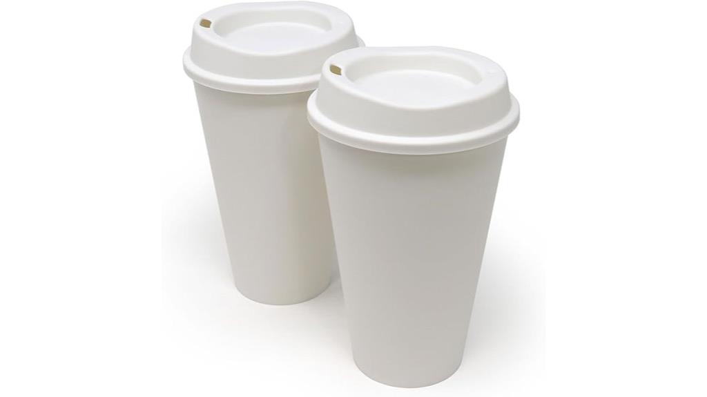 reusable coffee cup set