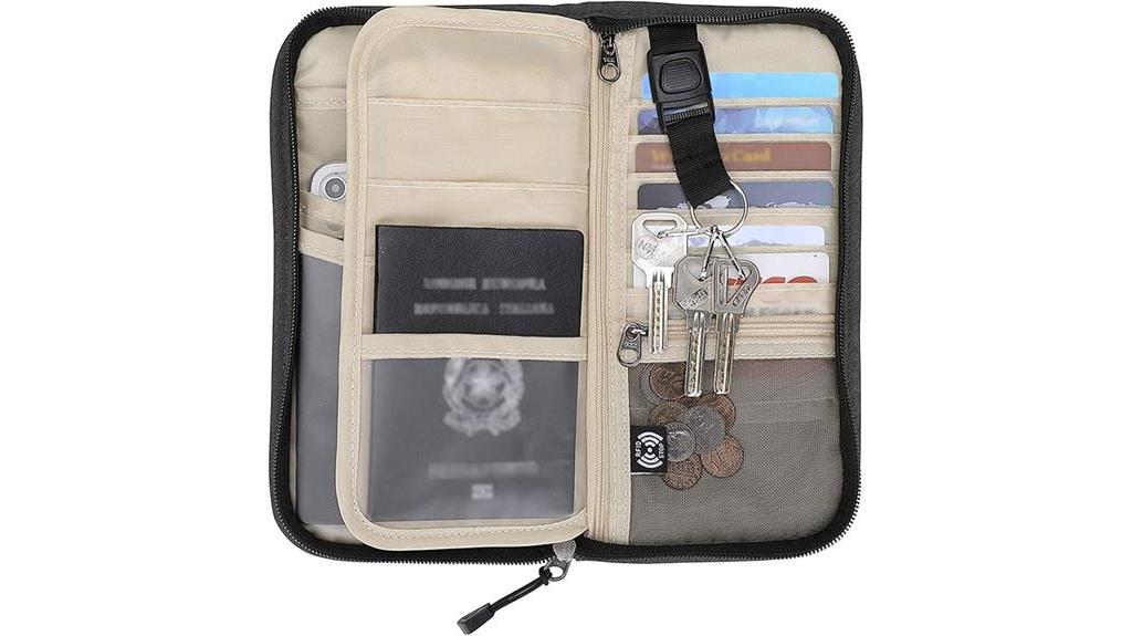 rfid protected travel wallet