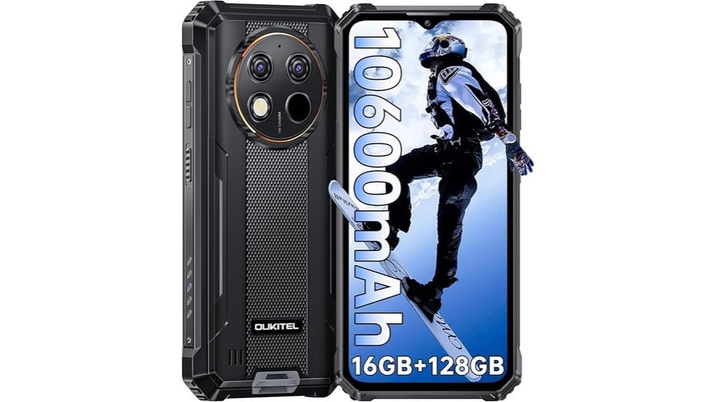 rugged smartphone with storage