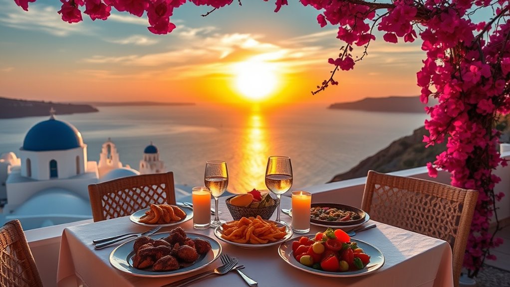 santorini s exquisite food experiences
