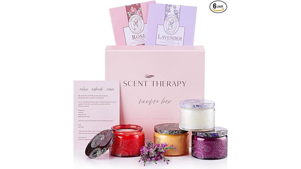 scented candle gift set