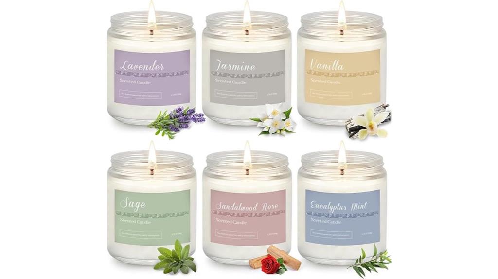 scented candle gift set