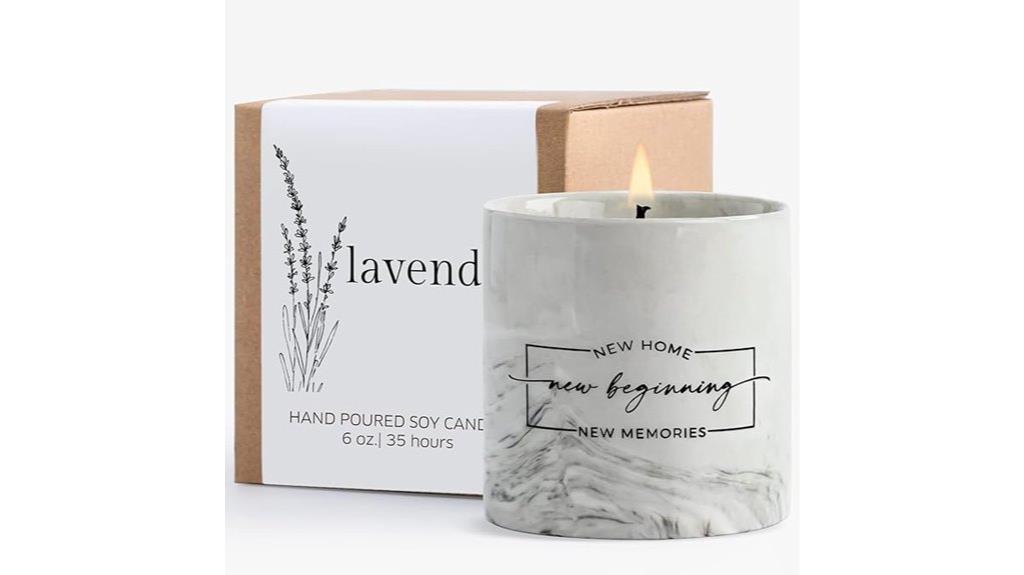 scented candle house warming