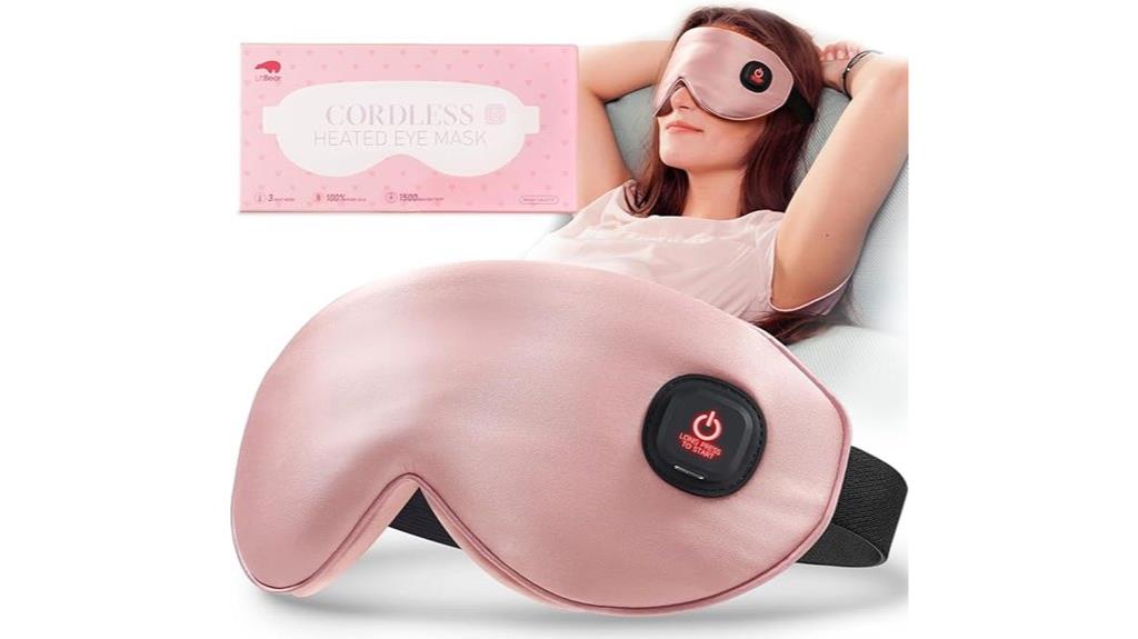 silk heated eye mask